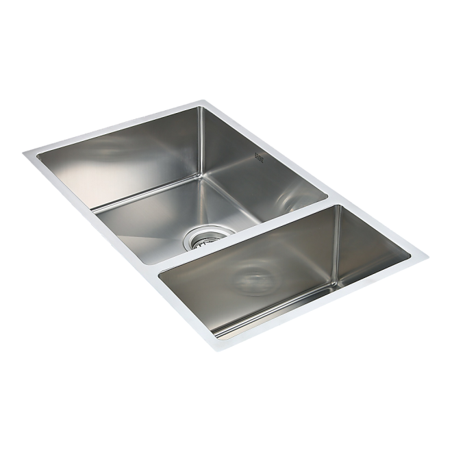 715x440mm Handmade Stainless Steel Undermount / Topmount Kitchen Sink with Waste