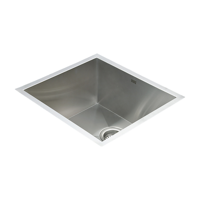 510x450mm Handmade Stainless Steel Undermount / Topmount Kitchen Laundry Sink with Waste