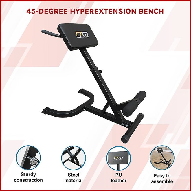 45-Degree Hyperextension Bench