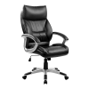 PU Leather Office Chair Executive Padded Black