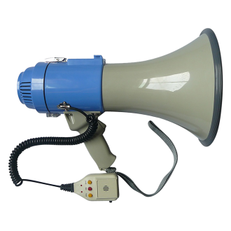 25W Megaphone PA System Loud Speaker Voice Recorder