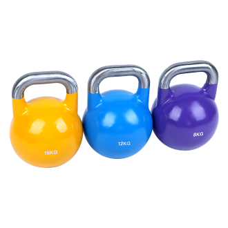 8KG, 12KG, 16KG Pro-Grade Steel KettleBell Set