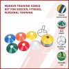 Marker Training Cones Set for Soccer, Fitness, Personal Training