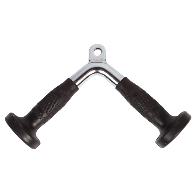 Randy & Travis Rubber-Coated Tricep Pushdown Bar Attachment