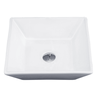 Bathroom Ceramic Rectangular Above Countertop Basin for Vanity