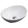 Above Counter Bathroom Vanity Ceramic Basin – Oval