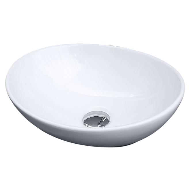 Above Counter Bathroom Vanity Ceramic Basin – Oval