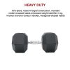 Commercial Rubber Hex Dumbbell Gym Weight – 10 KG