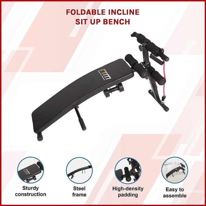 Foldable Incline Sit Up Bench