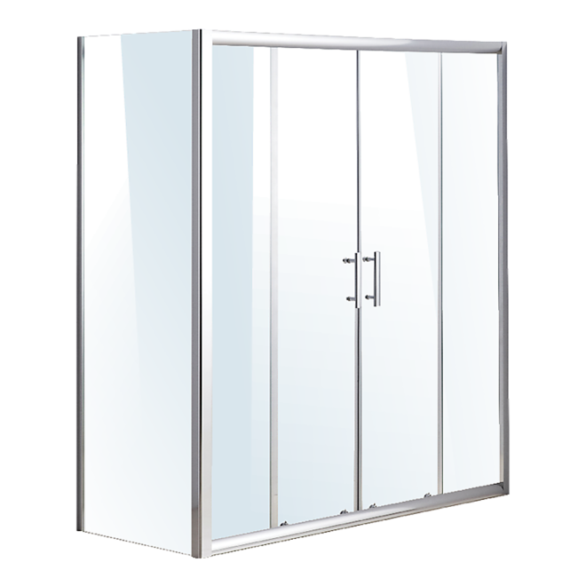 Sliding Door Safety Glass Shower Screen By Della Francesca – 1700 x 700 mm