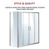 Sliding Door Safety Glass Shower Screen By Della Francesca – 1700 x 700 mm