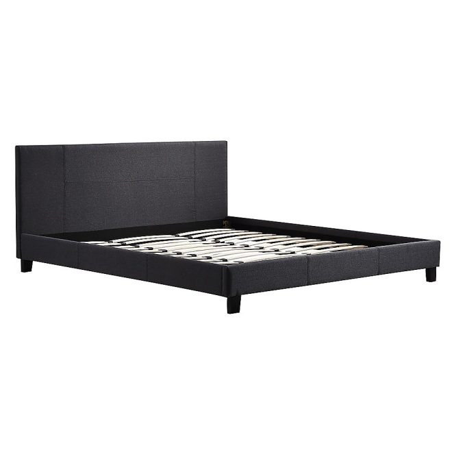 Netley Fabric Bed Frame – KING, Grey