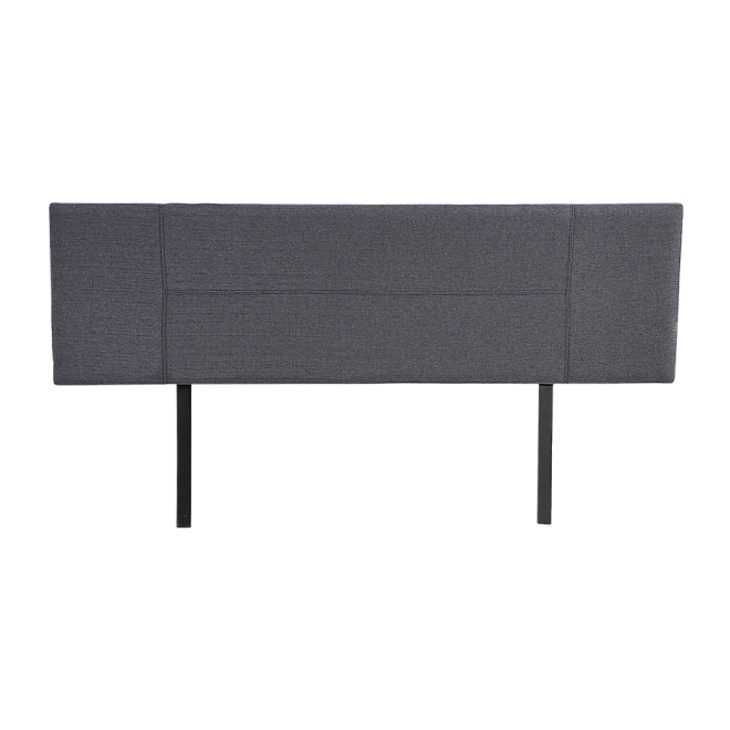 Linen Fabric Bed Headboard Bedhead – KING, Grey