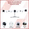 Triple Tilt LCD Monitor Mount Freestanding Desktop Stand