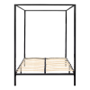 Arrow 4 Four Poster Bed Frame – DOUBLE, Black