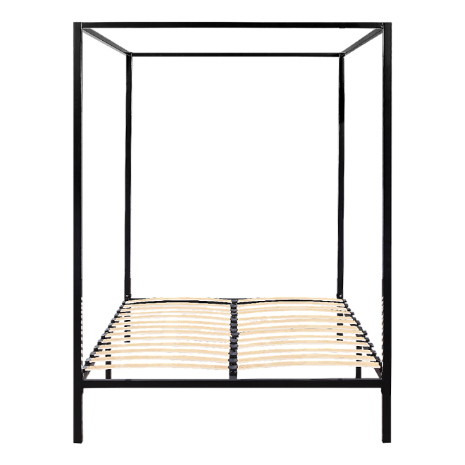 Arrow 4 Four Poster Bed Frame – DOUBLE, Black