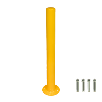 Yellow Heavy Duty Steel Bollard Post