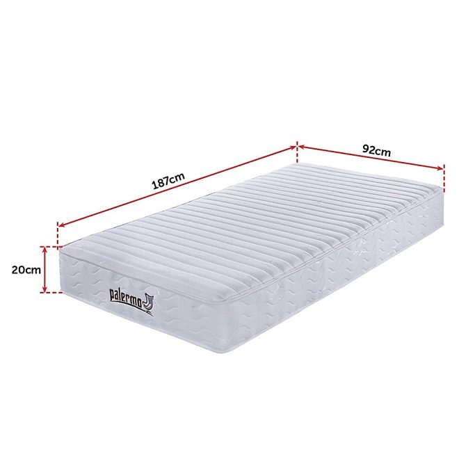 Auburndale Contour 20cm Encased Coil Mattress CertiPUR-US Certified Foam – SINGLE