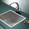 Handmade Stainless Steel Undermount / Topmount Kitchen Laundry Sink with Waste – 510 x 450 mm