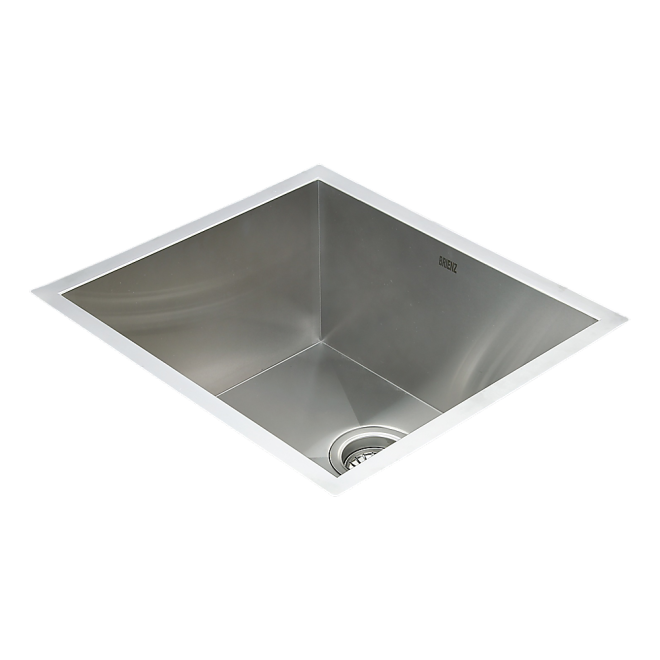 Handmade Stainless Steel Undermount / Topmount Kitchen Laundry Sink with Waste – 510 x 450 mm