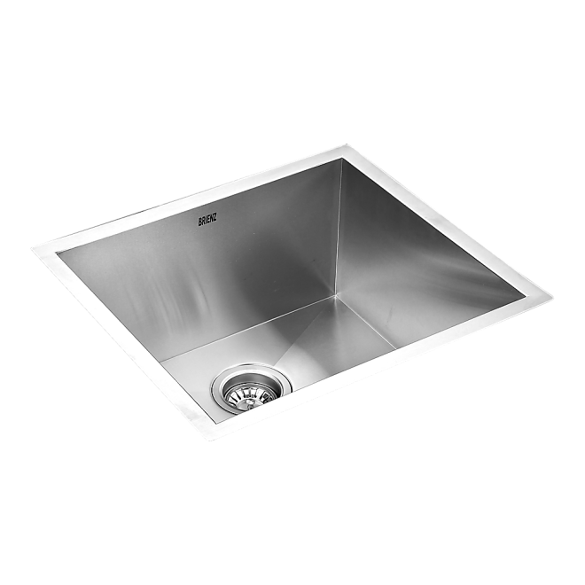 Handmade Stainless Steel Undermount / Topmount Kitchen Laundry Sink with Waste – 510 x 450 mm