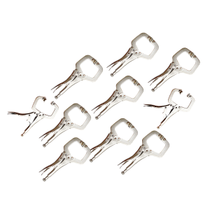 10pc Heavy Duty Steel C-Clamps 6″ Mig Welding Locking Plier Vice Grip