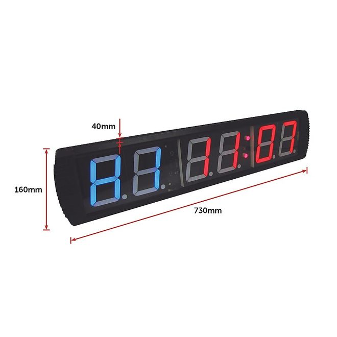 6 Digit Digital Timer Interval Fitness Clock