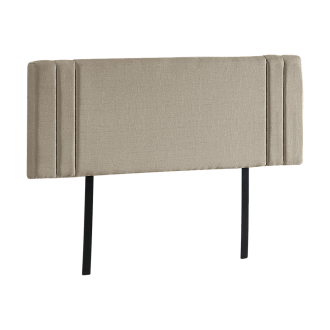 Linen Fabric Bed Deluxe Headboard Bedhead