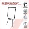 60 x 90cm Magnetic Writing Whiteboard Dry Erase w/ Height Adjustable Tripod Stand