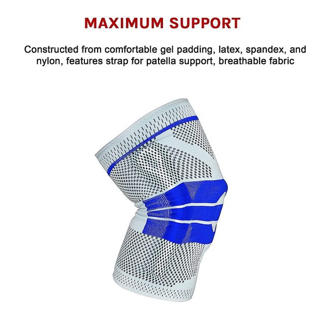 Full Knee Support Brace Knee Protector – Large