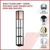 Shelf Floor Lamp – Shade Diffused Light Source with Open-Box Shelves – Style A