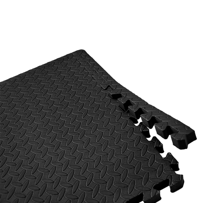 12 Tiles EVA Rubber Foam Gym Mat 60cm x 60cm 2.5cm Fitness Flooring