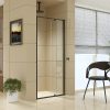 Adjustable Semi Frameless Shower Screen Australian Safety Glass – (74~82) x 195 cm