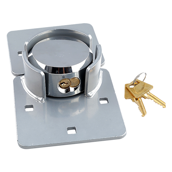 Van Door Lock With Brackets – Heavy Duty Security Vehicle Hasp Padlock