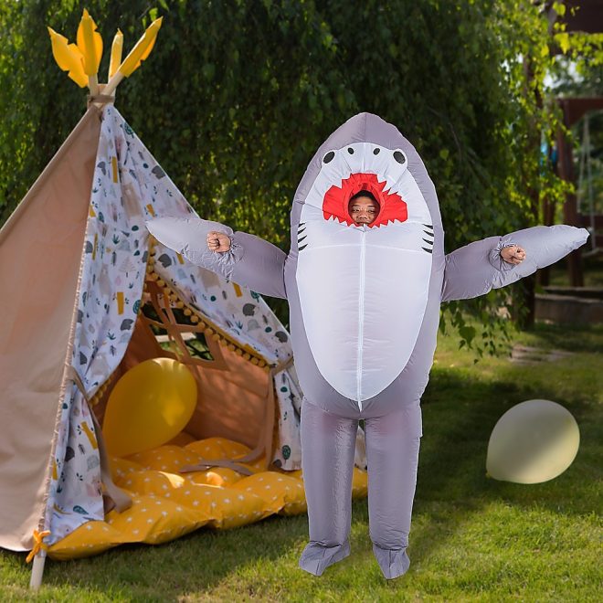 Fancy Dress Fan Inflatable Costume Suit – Shark