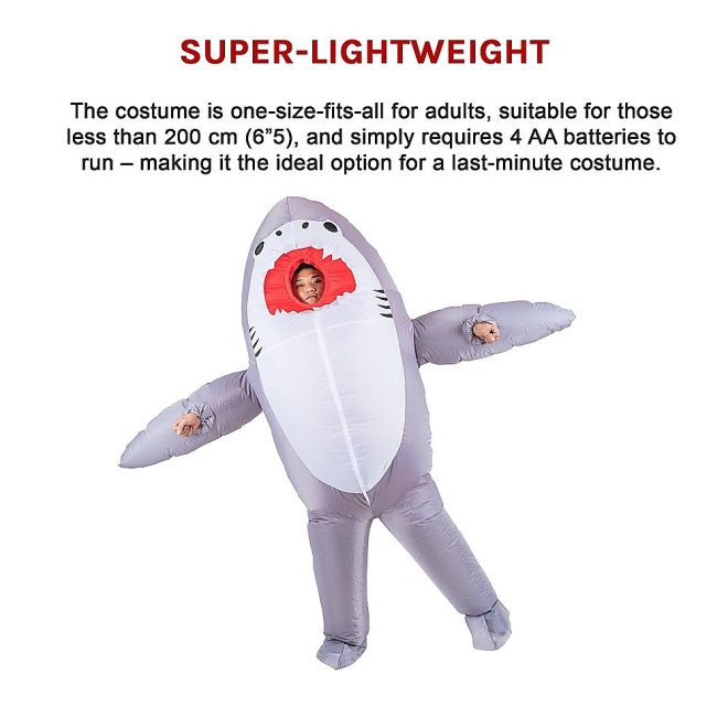 Fancy Dress Fan Inflatable Costume Suit – Shark