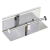 Stainless Steel Double Toilet Paper Holder Towel Roll Tissue Rack Storage Shelf