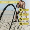 Battle Rope Dia 3.8cm x 9M length Poly Exercise Workout Strength Training