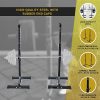 Pair of Adjustable Squat Rack Sturdy Steel Barbell Bench Press Stands GYM/HOME