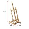 Tabletop Easel Wood Studio H-Frame Artist Art Display Painting Shop Tripod Stand Wedding