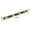 Heavy Duty Rubber Curb Parking Guide Wheel Driveway Stopper Reflective Yellow – 180 cm