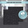 5m2 Box of Premium Carpet Tiles Commercial Domestic Office Heavy Use Flooring – Black