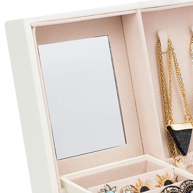 Jewellery Storage Box Girls Rings Necklaces Display Organiser Storage Case