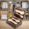 4 Watch Box Display Travel Case PU Leather