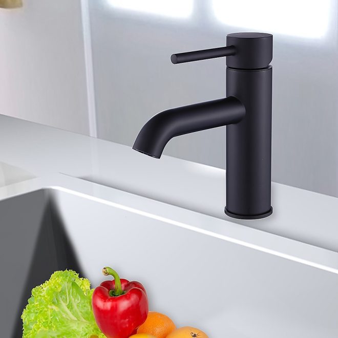 Basin Mixer Tap Faucet -Kitchen Laundry Bathroom Sink. – Black