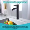 Basin Mixer Tap Faucet -Kitchen Laundry Bathroom Sink, – Black