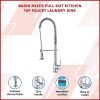 Basin Mixer Pull-Out Kitchen Tap Faucet Laundry Sink