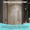 Hand Held Shower Rail Soap Dish Bathroom Set