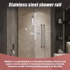 Hand Held Shower Rail Soap Dish Bathroom Set