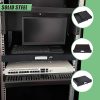 19″ Rack Mount 2U Steel Plate DJ Drawer Equipment Cabinet Locking Lockable